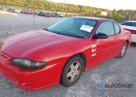 2004 Chevrolet Monte Carlo Ss from USA, damaged, VIN 2G1WX12K049308400